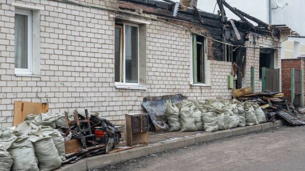 Professional Fire Damage Removal technician working in Webster, MN